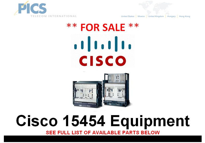 Cisco 15454 Euipment For Sale Top