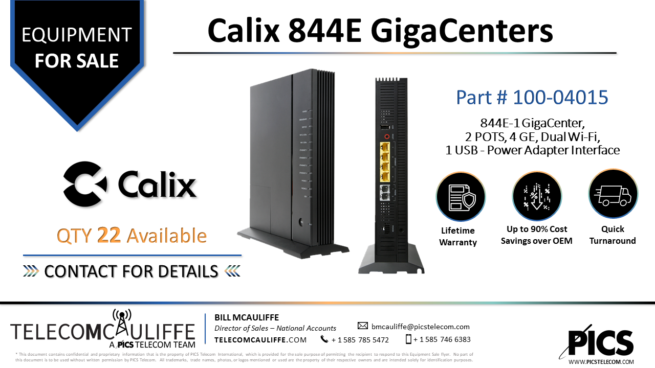 TELCOMCAULIFFE_PICS-TELECOM_For Sale- Calix-844E GigaCenters